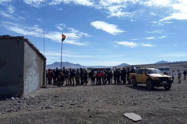 Fronteira entre Chile e Bolívia em São Pedro do Atacama